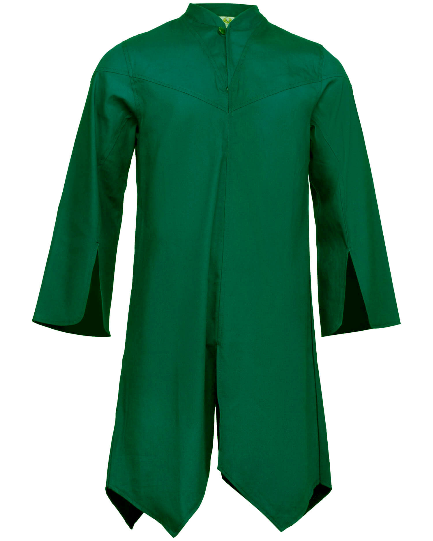 Túnica medieval larga modelo Arantir, color verde