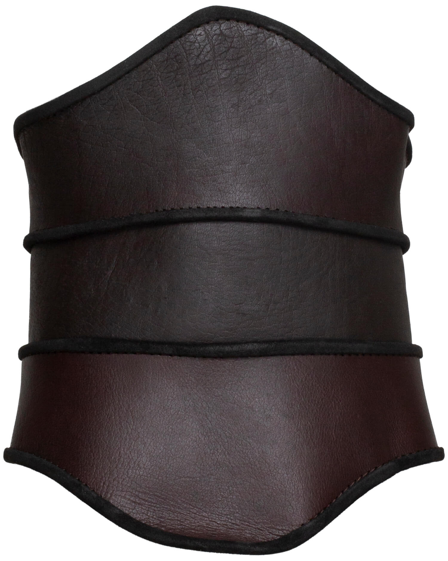 Corpiño medieval en cuero modelo Scarlet, color marrón