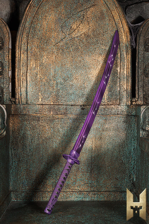 Katana Ryugan para LARP modelo Amethyst