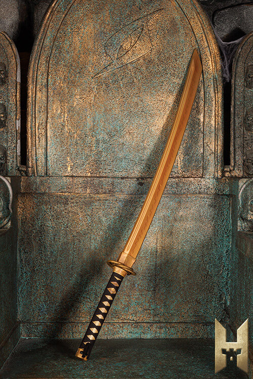 Katana Ryugan para LARP modelo Gold