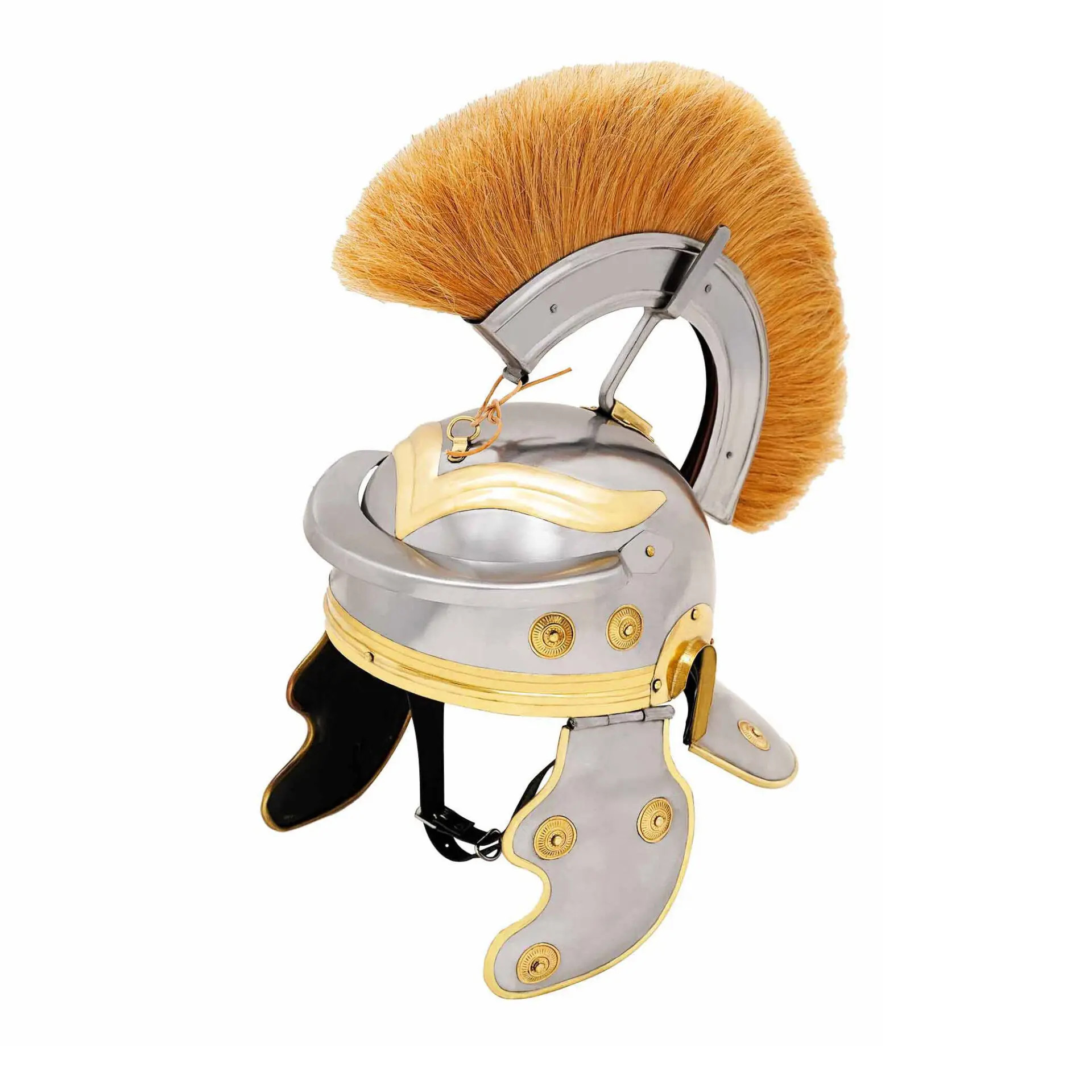 Casco de Centurión Romano con cresta amarilla