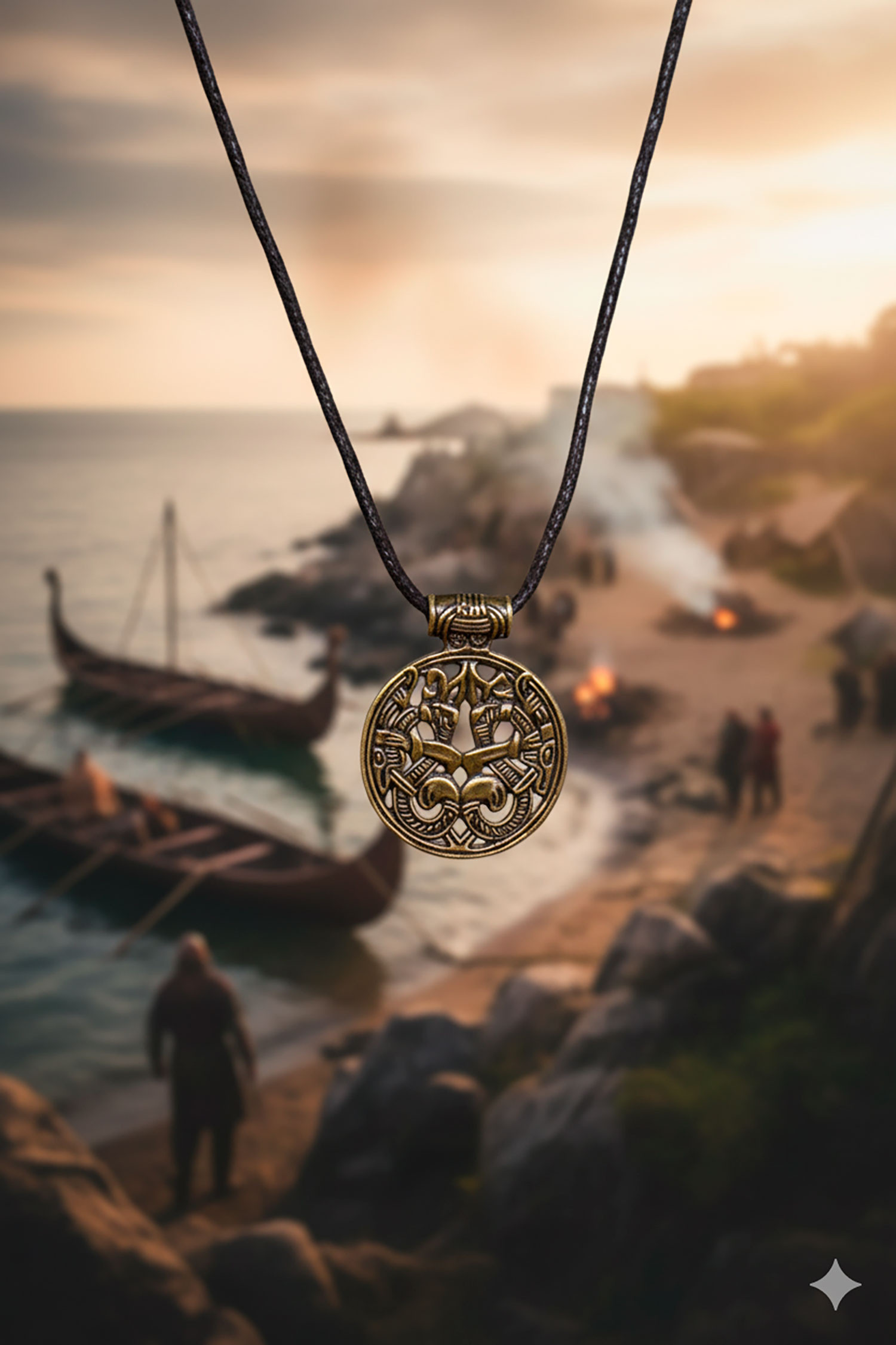 Colgante vikingo Edekan - Dorado