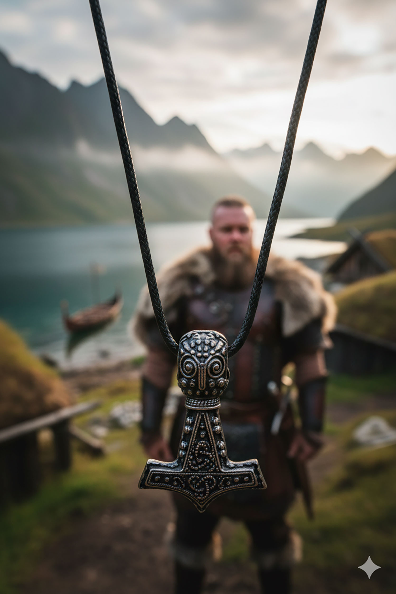 Colgante Vikingo Sagrado Mjolnir