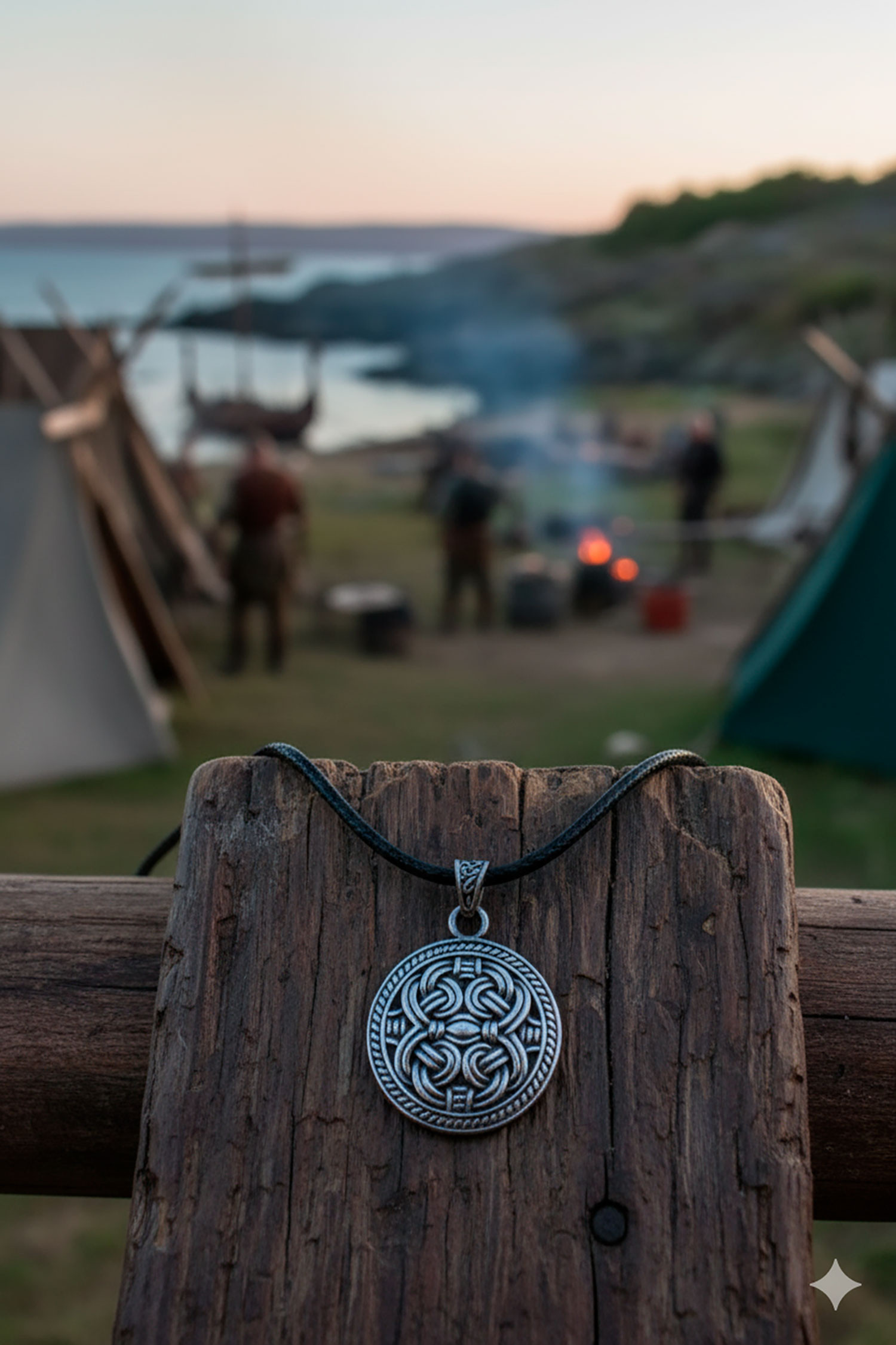 Cruz celta con nudo - plata