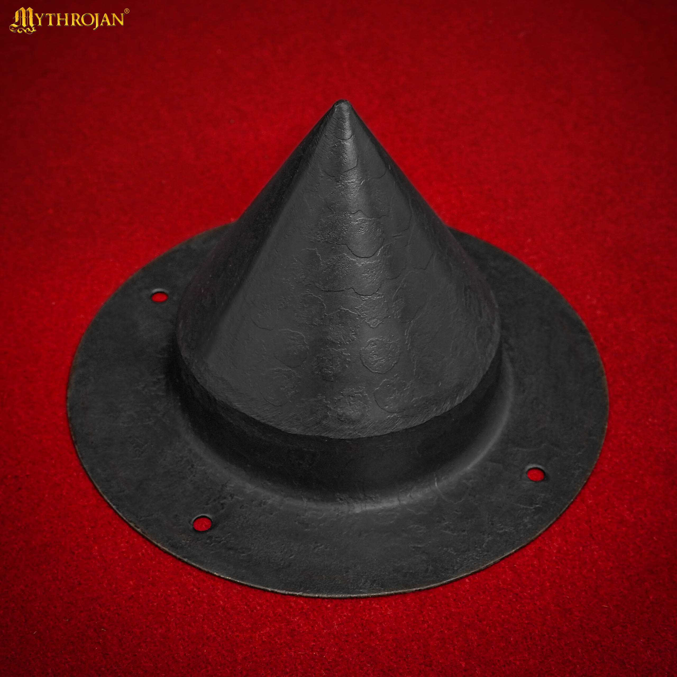 Umbo medieval para escudo germanico, acero forjado (calibre 16)