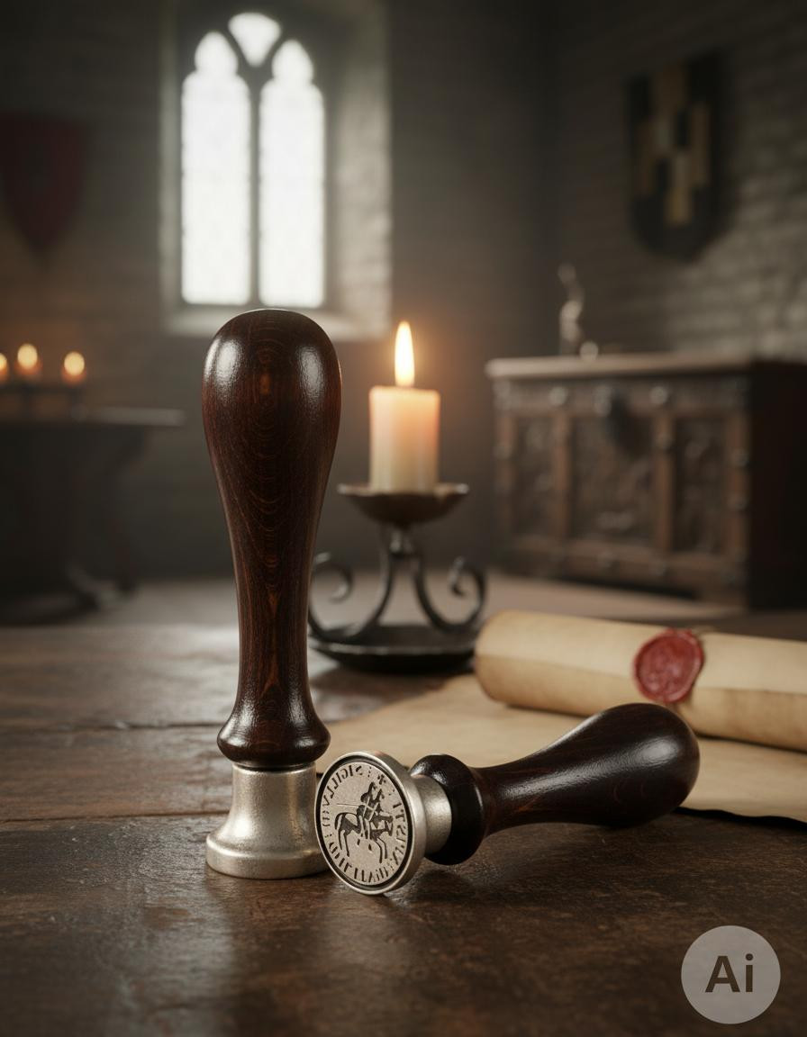 Sello timbrador caballeros Templarios