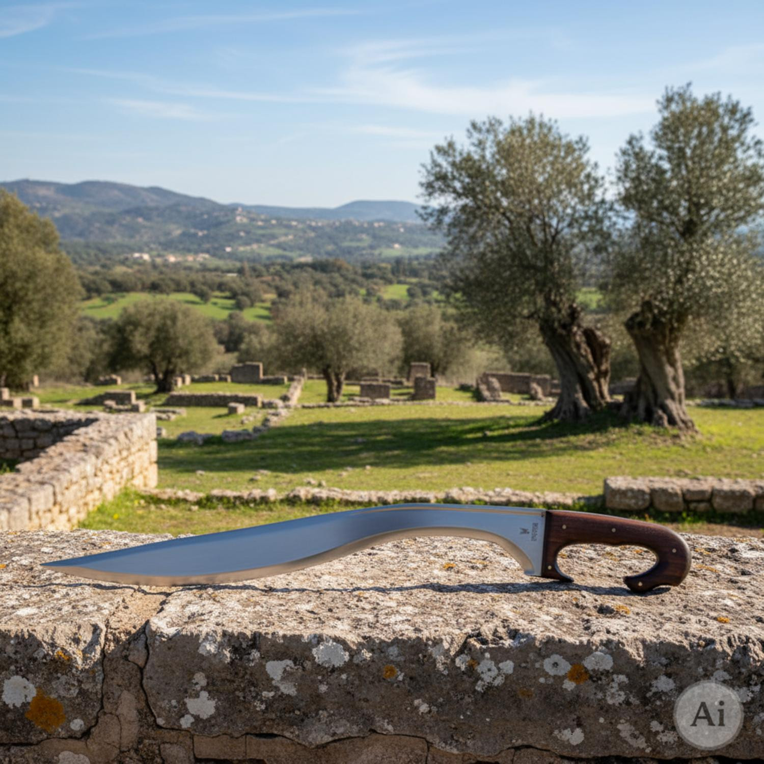 Falcata íbera funcional, hoja 60 cm.