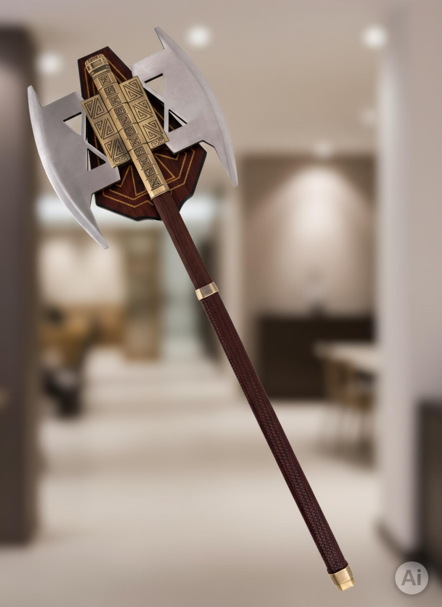 Hacha no oficial de Gimli del Señor de los Anillos