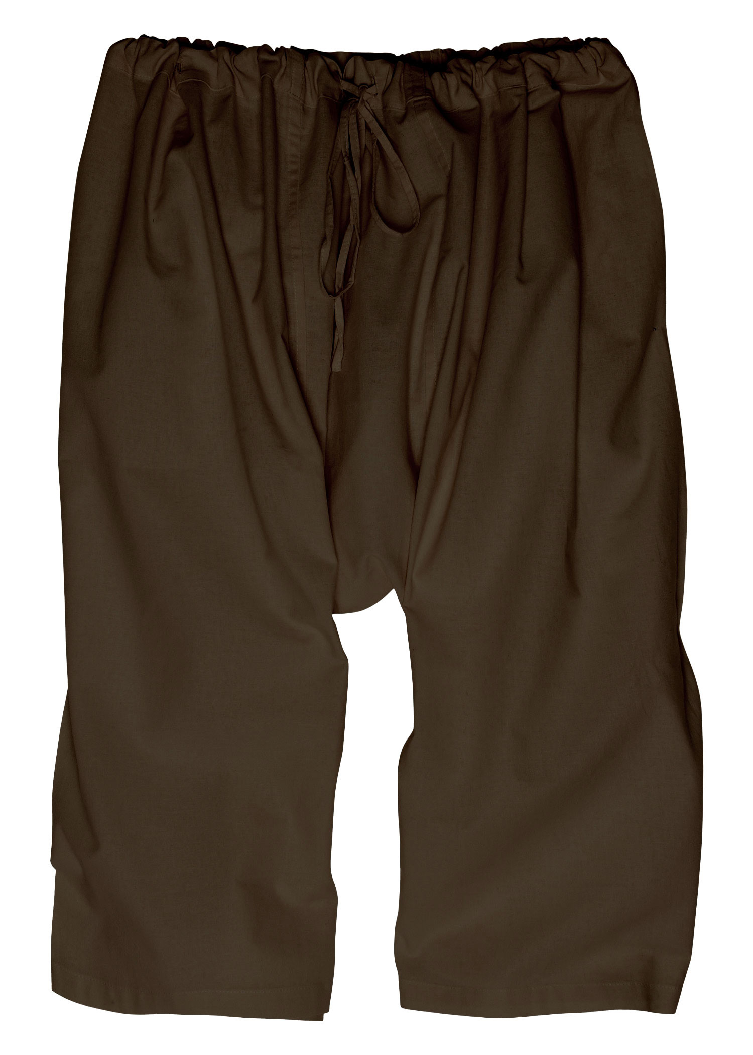 Pantalones medievales en algodón modelo Johann, color marrón