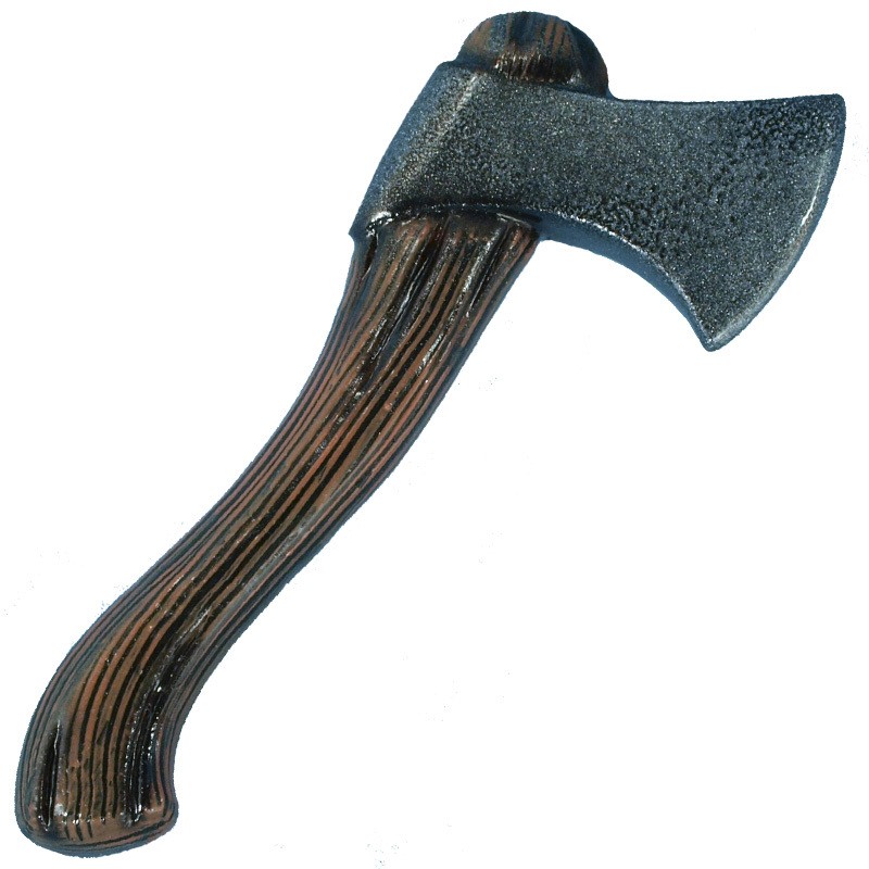 Hacha en látex, 25 cms.