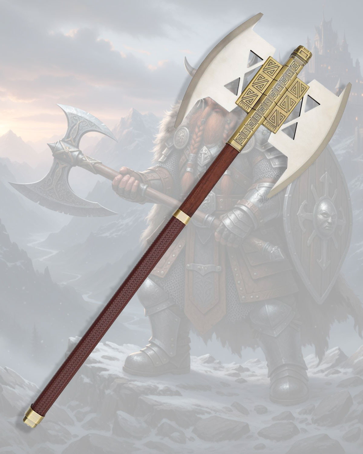 Hacha decorativa de Batalla de Gimli, El señor de los Anillos