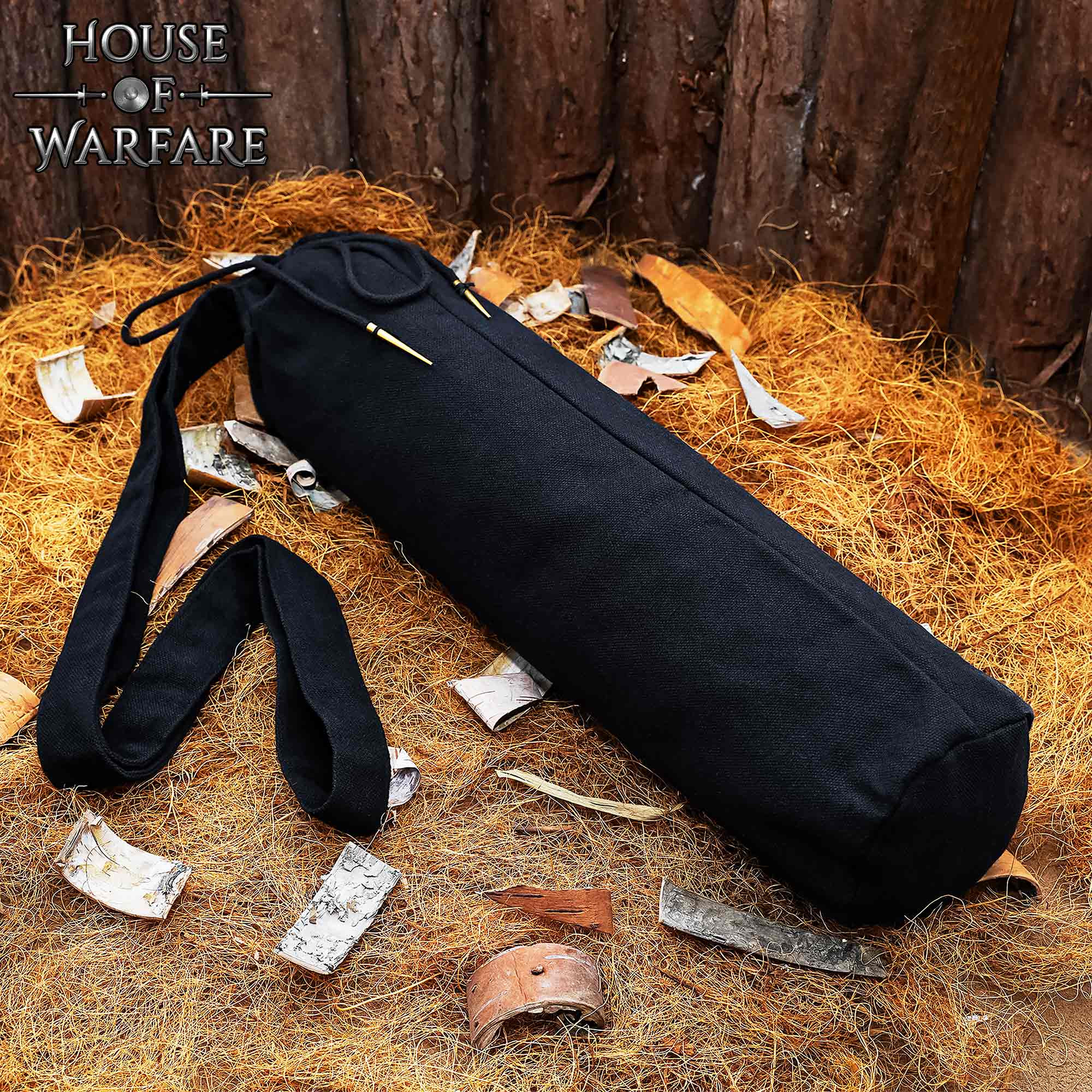 Portabotellas medieval con cinturón para llevar colgado