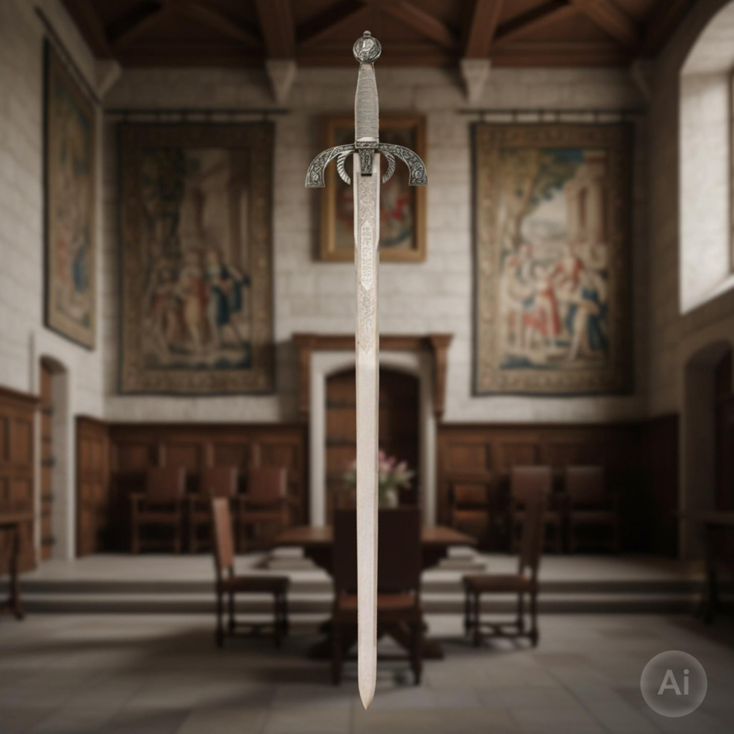 Espada Duque de Alba, acabado rústico