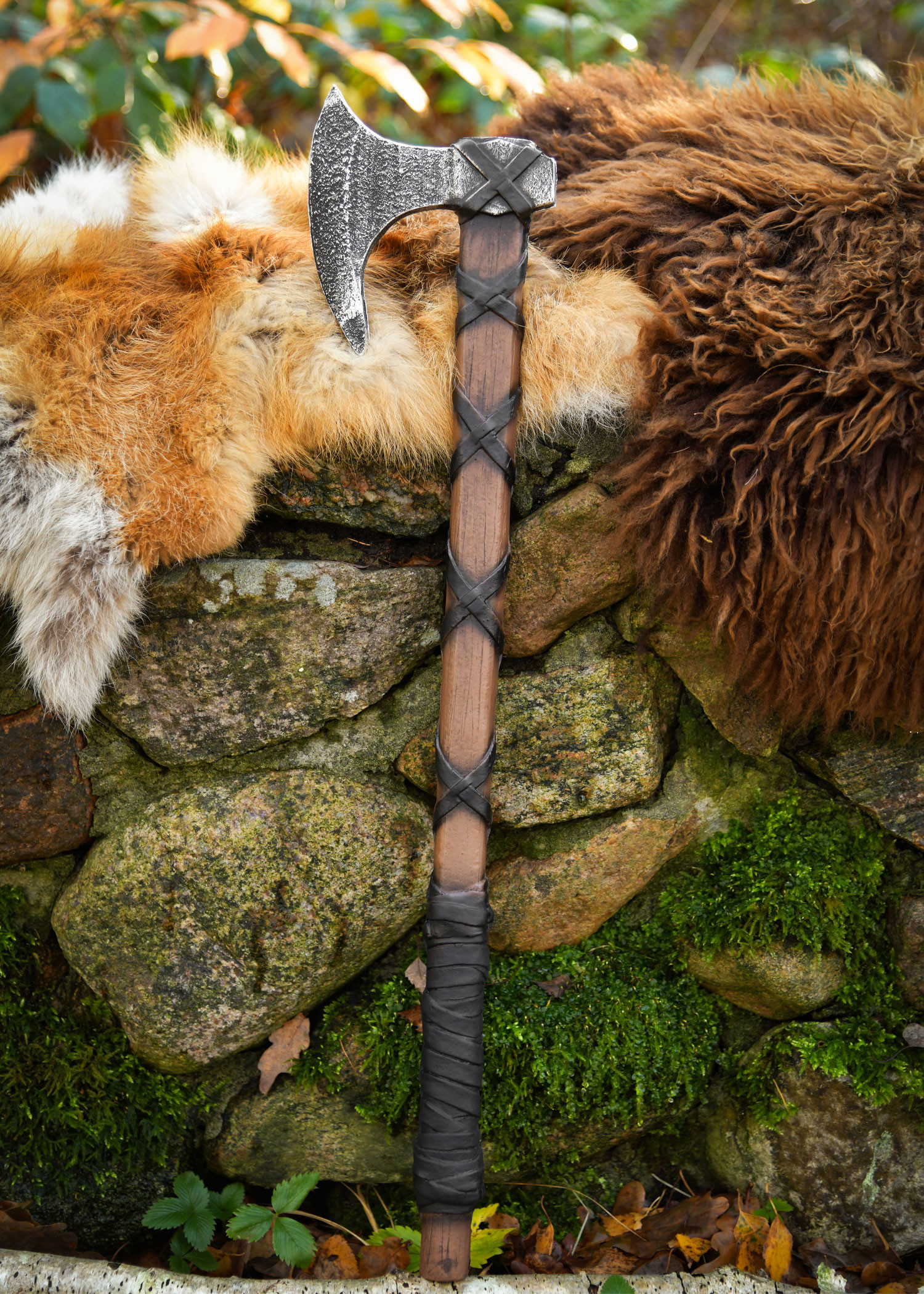 Hacha medieval para LARP, modelo Torvald