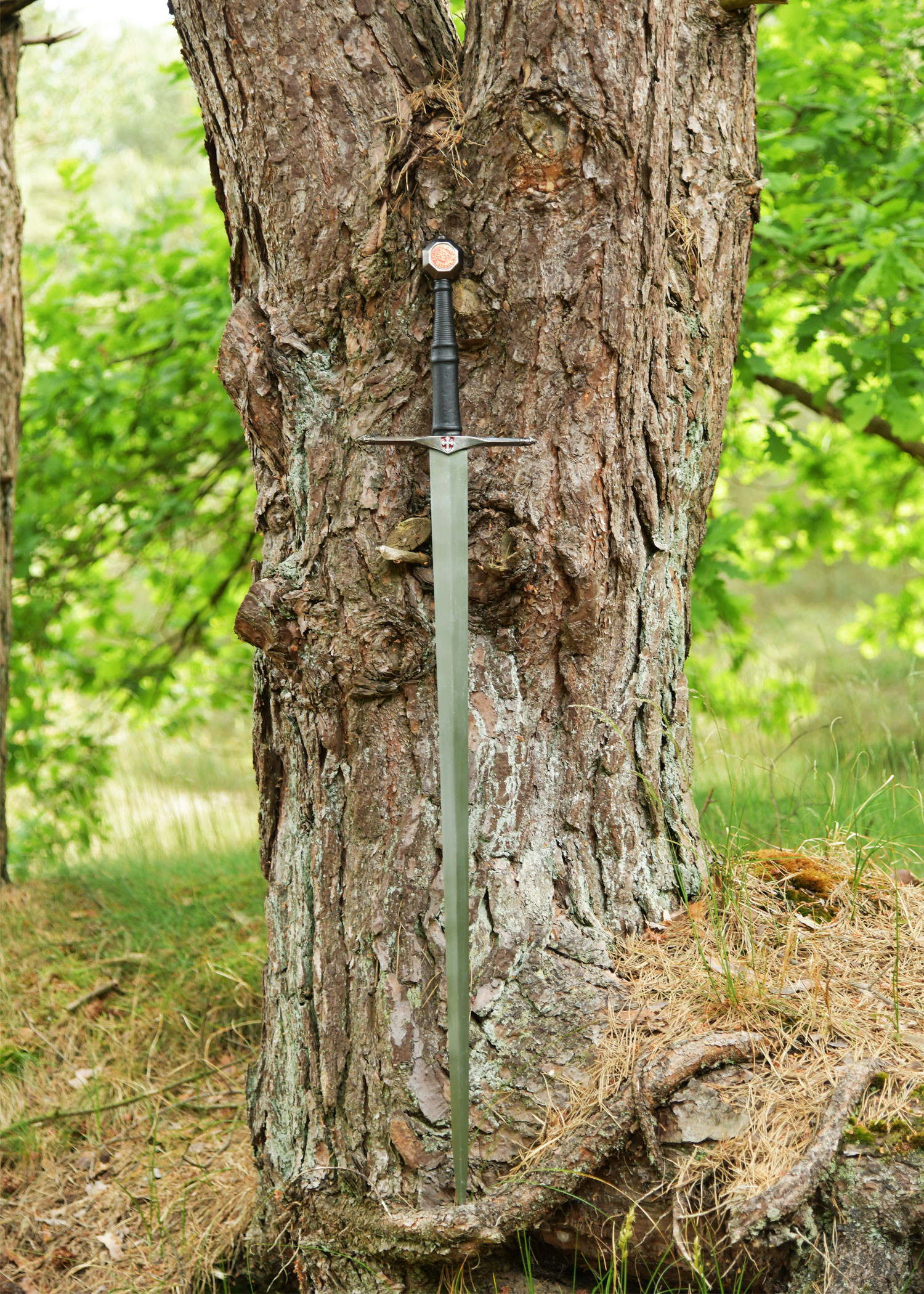 Espada Caballero Negro Templaria para Colección (115 cm.)