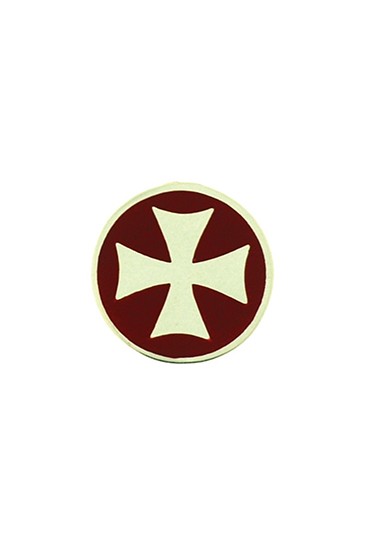 Broche Cruz Templaria en plata