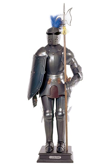 Armadura medieval, siglo XV (54 cms.)