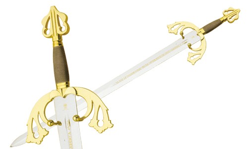 Espada Tizona del Cid en Oro