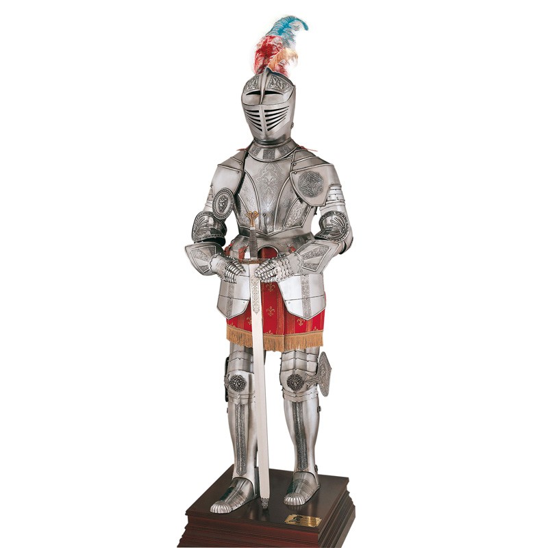 Armadura siglo XVI grabada