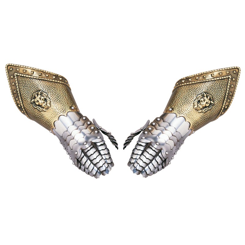 Pareja de guanteletes cincelados (NO funcionales)