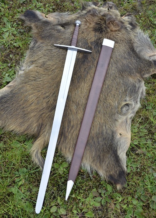Espada Medieval larga con vaina, funcional