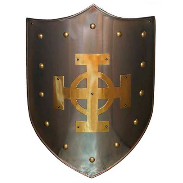 Escudo Cruz Celta latonada