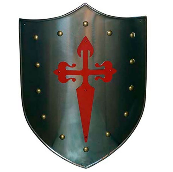 Escudo Cruz Santiaguista Roja