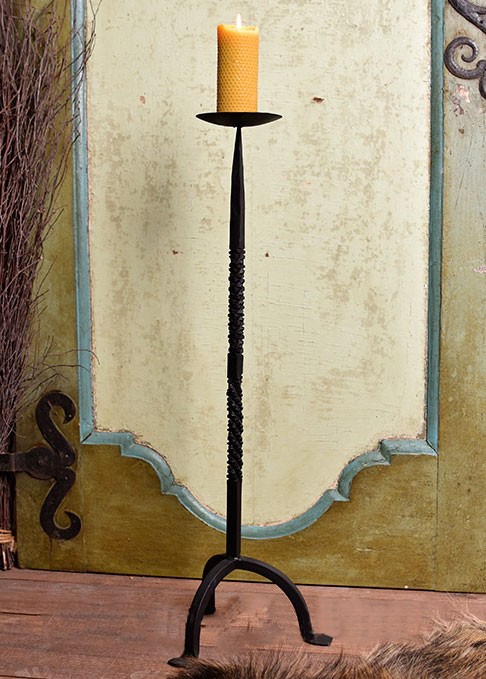 Candelabro medieval para velas
