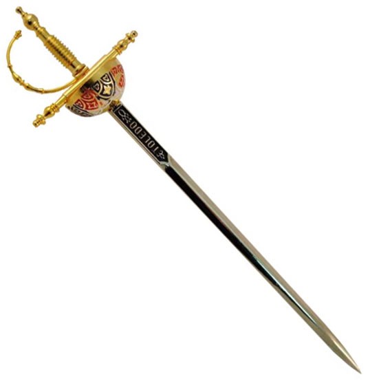 Abrecartas espada cazoleta Toledo