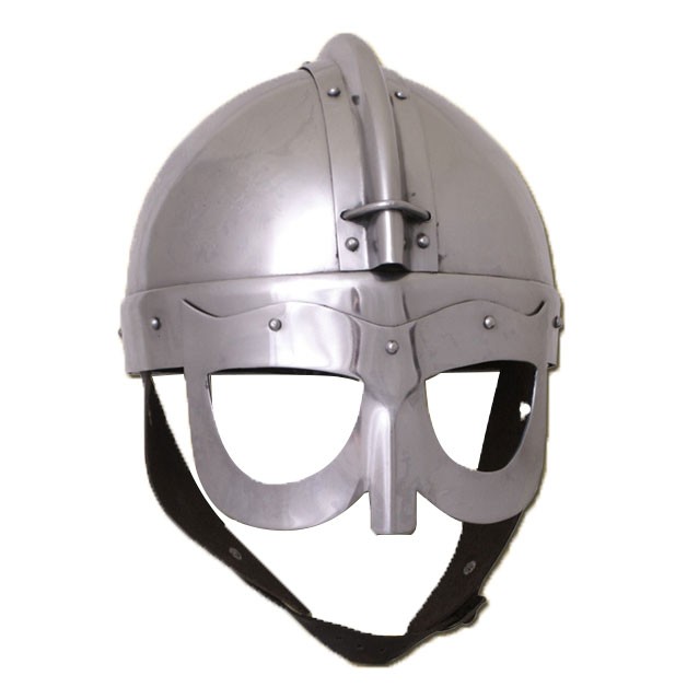 Casco vikingo con antifaz
