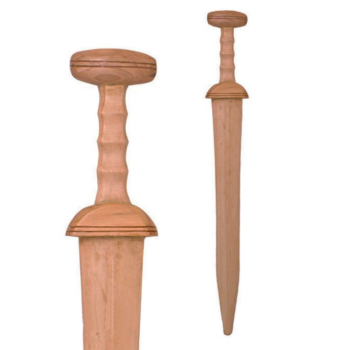 Gladius de madera para prácticas