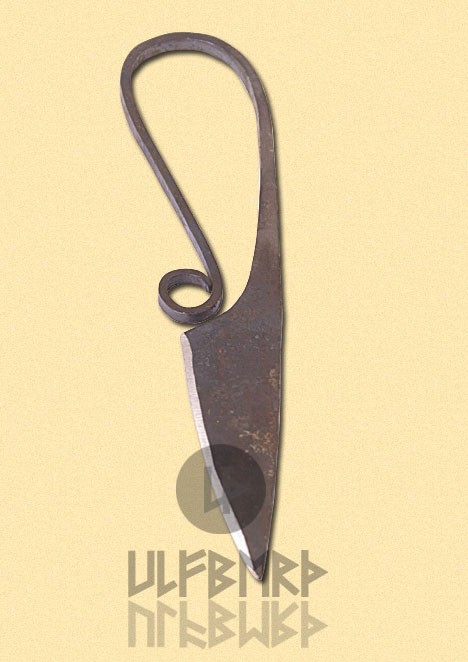 Cuchillo medieval forjado a mano