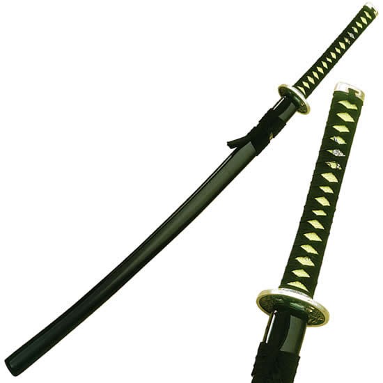 Katana madera negra