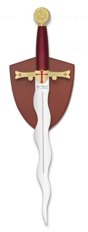 Daga templarios flamigera, oro