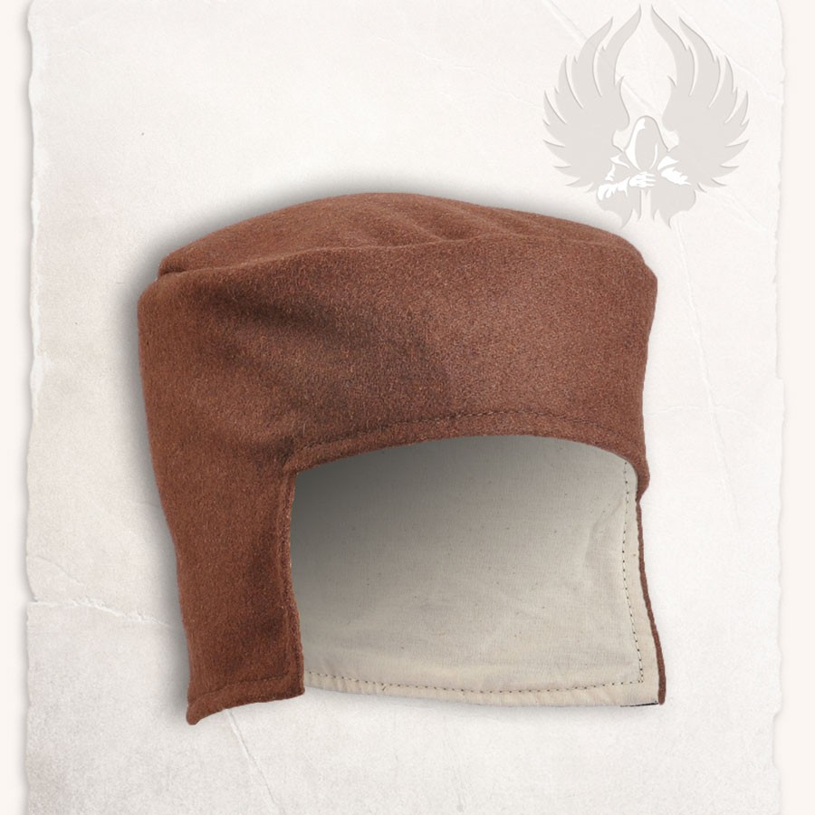 Sombrero medieval Cap marrón