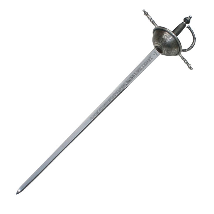 Espada Tizona Española, acabado rústico, s. XVII