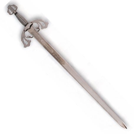 Espada Tizona Cid rústica, puño costillas