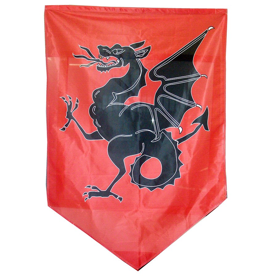 Estandarte medieval dragón (150x100 cms.)