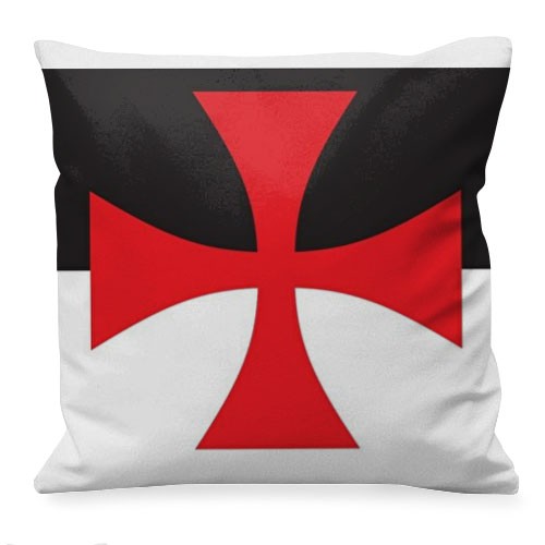 Cojín medieval Cruz Templaria Paté