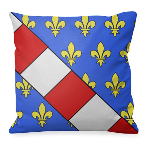 Cojín medieval Escudo Luis de Francia