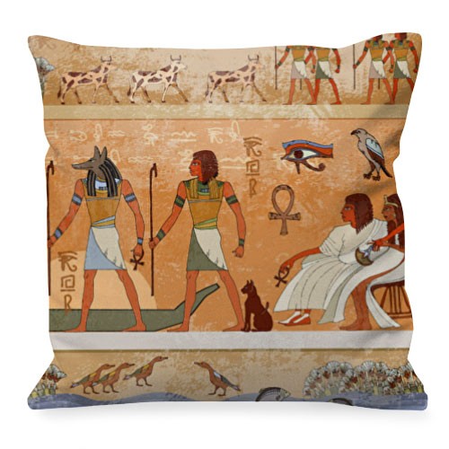 Cojín con Faraones y Dioses Egipcios
