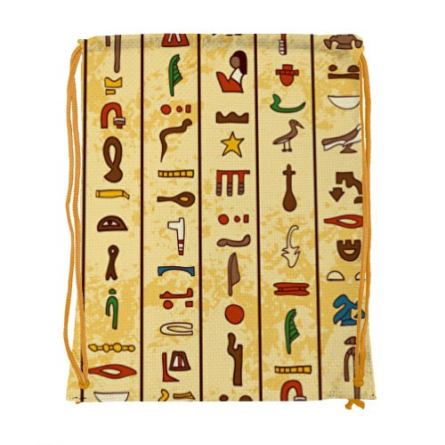 Mochila de cuerdas egipcios impermeable (34x42 cms.)