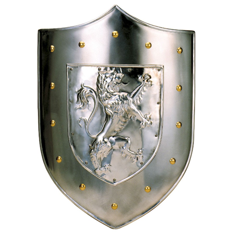 Escudo Metal León Rampante (63x43 cms.)