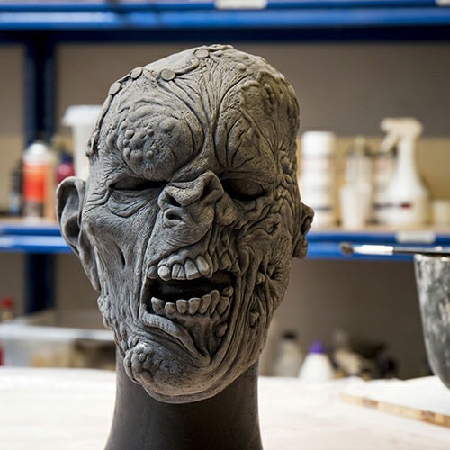 Máscara Cabeza Humana Mutante (59-61 cms.)