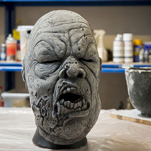 Máscara Cabeza Zombie  (59-61 cms.)