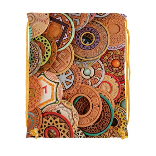 Mochila de cuerdas Runas Celtas (34x42 cms.)