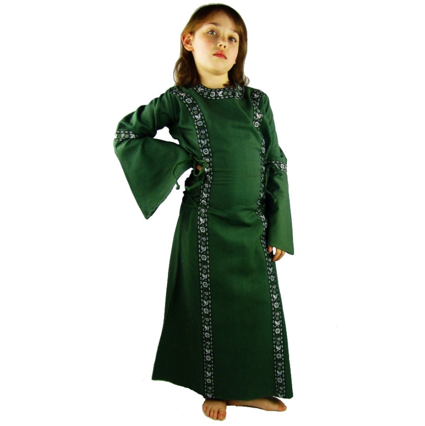 Vestido medieval para niñas