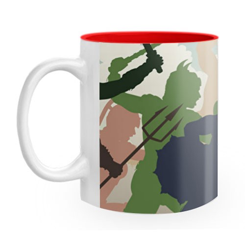 Taza de Cerámica Lucha Gladiadores Romanos