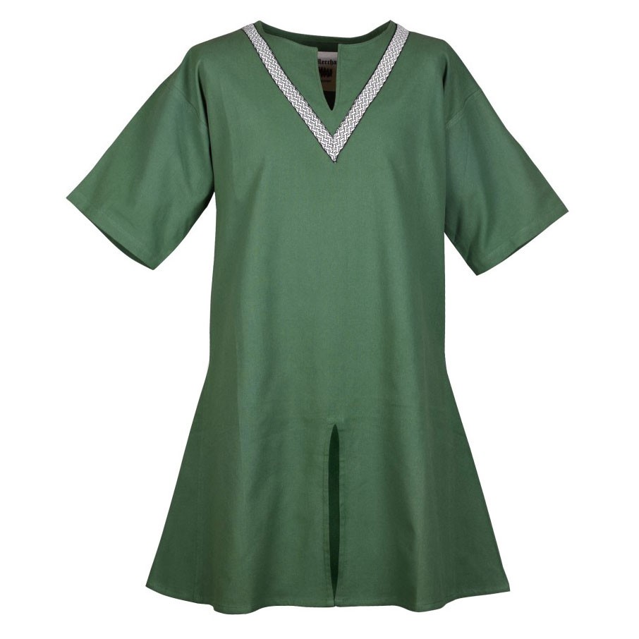 Túnica medieval Ailrik verde