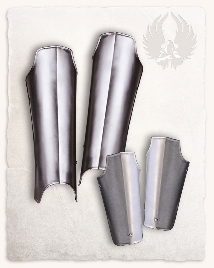 Set brazaletes y grebas Markward